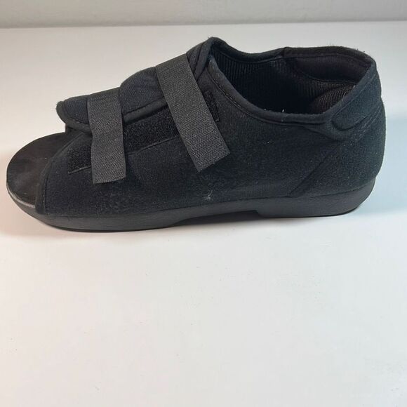 Post-Op Broken Foot & Toe Fracture Medical Walking Shoe. Black. Size Med. 11” Lo - Picture 3 of 8